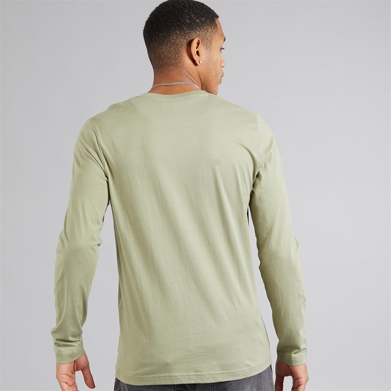 Mens Trial Long Sleeve Top Dusty Green - Image 2