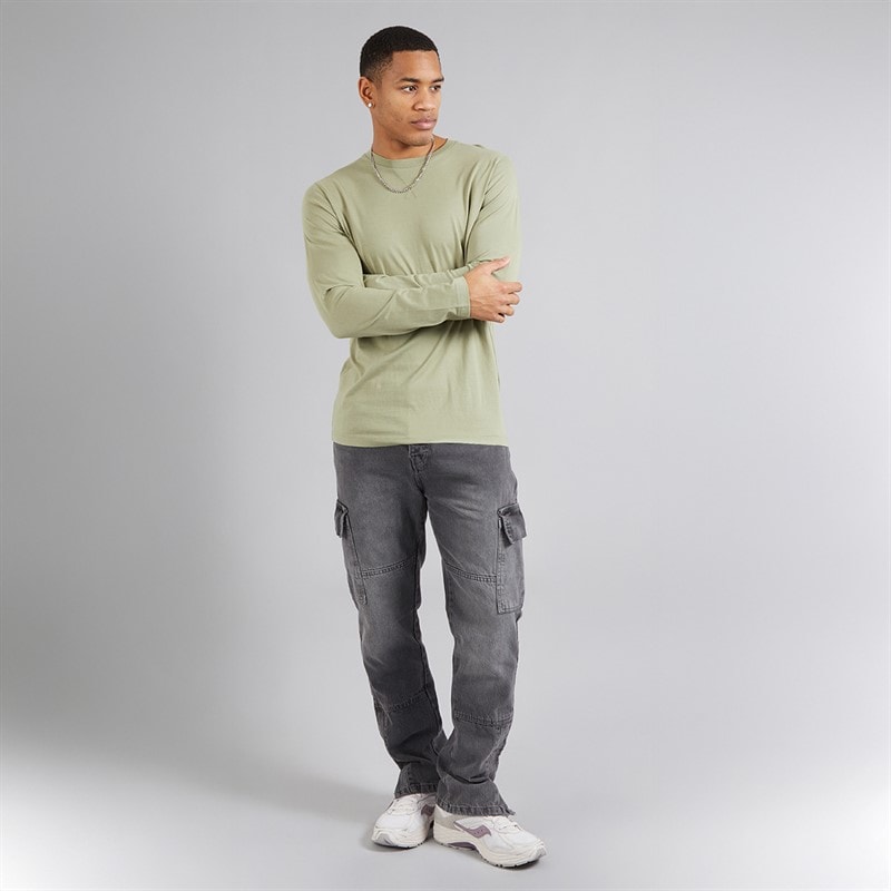 Mens Trial Long Sleeve Top Dusty Green - Image 3