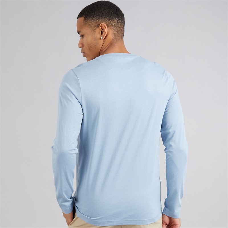 Mens Trial Long Sleeve Top Steel Blue - Image 2