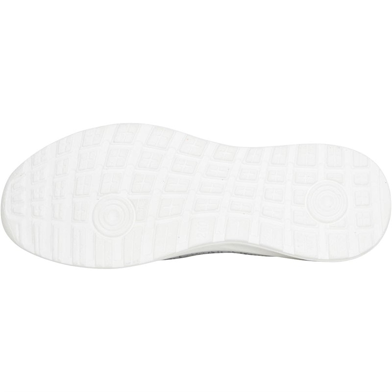 Mens Lakeside Bubble Trainers White Mono - Image 2