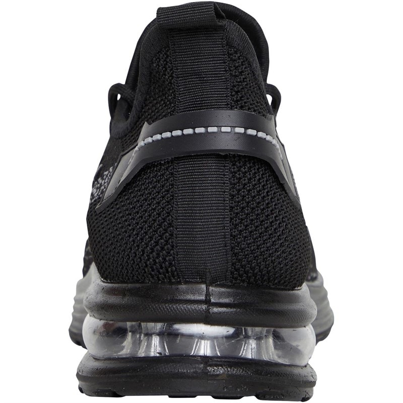 Mens Lakeside Bubble Trainers Black Mono - Image 3