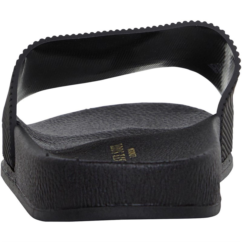 Mens Falcon Sliders Black/Gold - Image 4