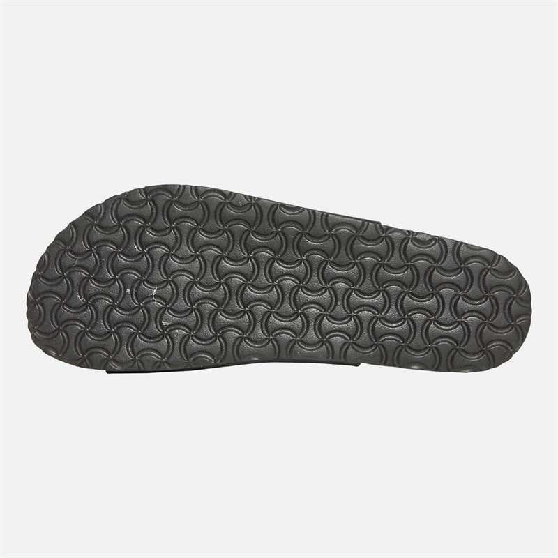 Mens Anthony Double Buckle Sandals Black - Image 3