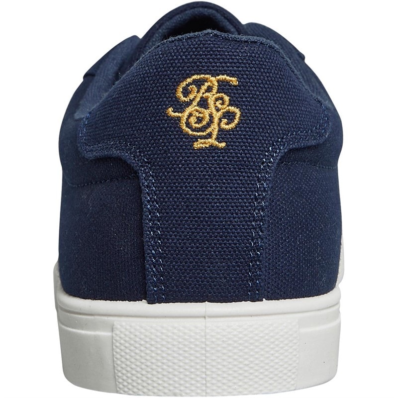 Mens Kite Eagle Canvas Pumps Navy - Image 3