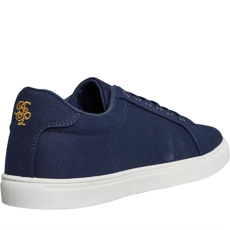 Mens Kite Eagle Canvas Pumps Navy - Image 5