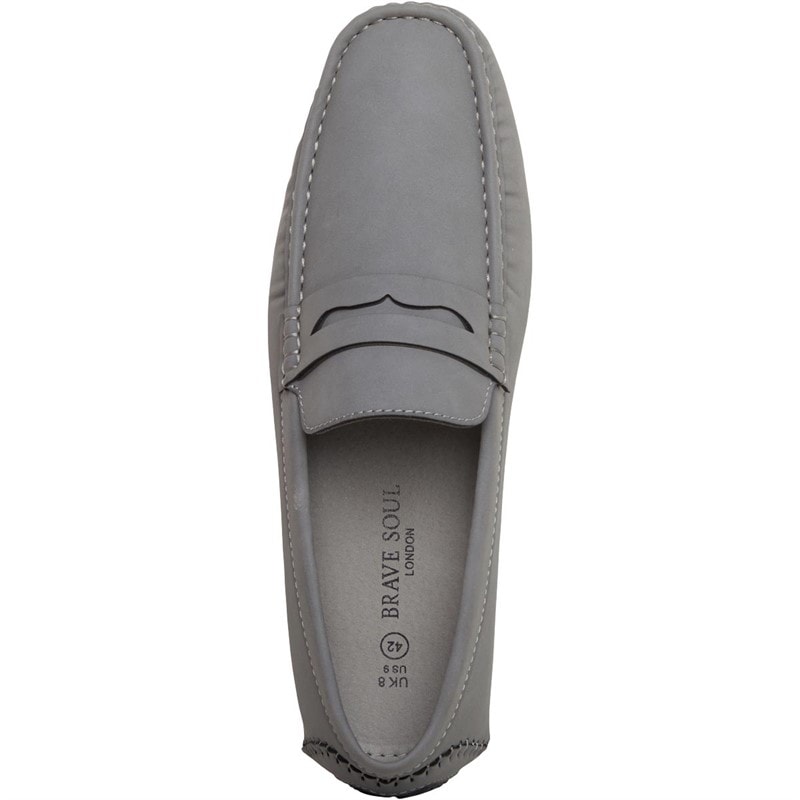 Mens Web Loafers Grey - Image 4