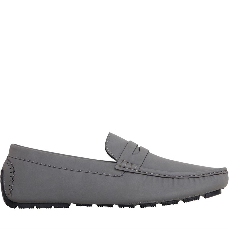 Mens Web Loafers Grey - Image 5