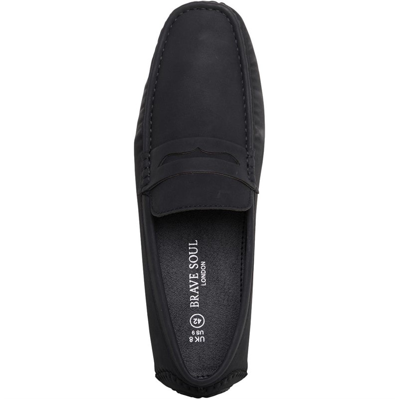 Mens Web Loafers Black - Image 4