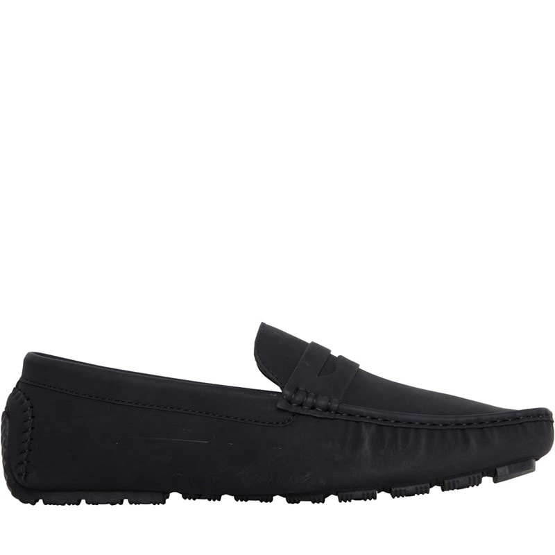 Mens Web Loafers Black - Image 5