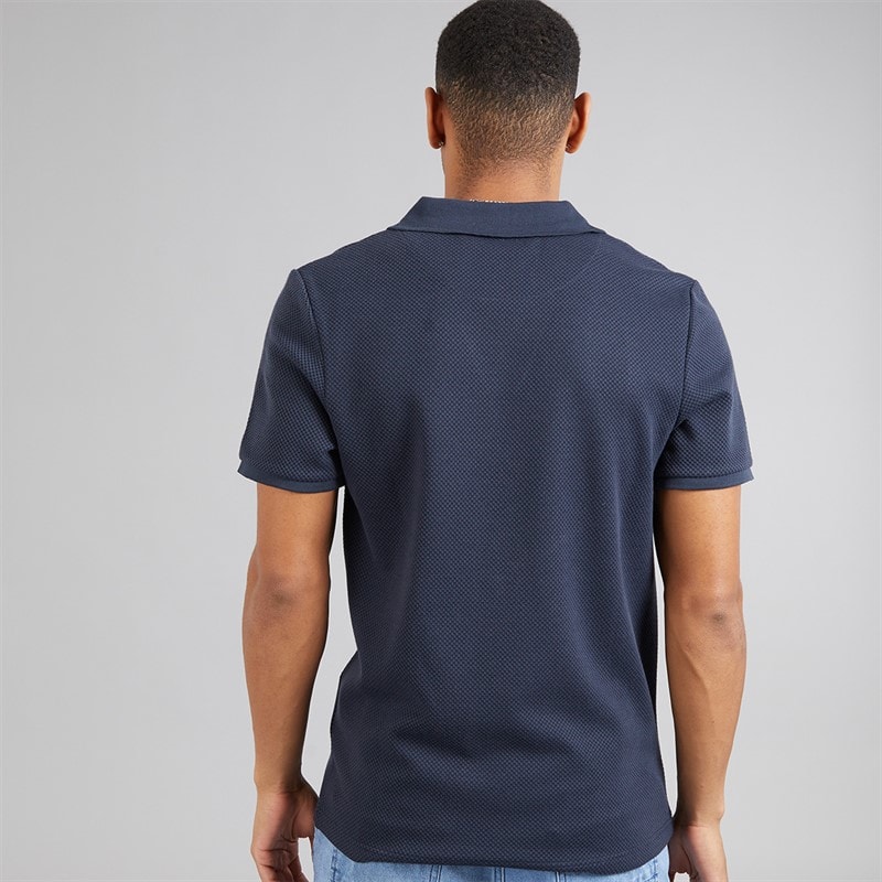 Mens Cadby Polo Shirt Navy - Image 2