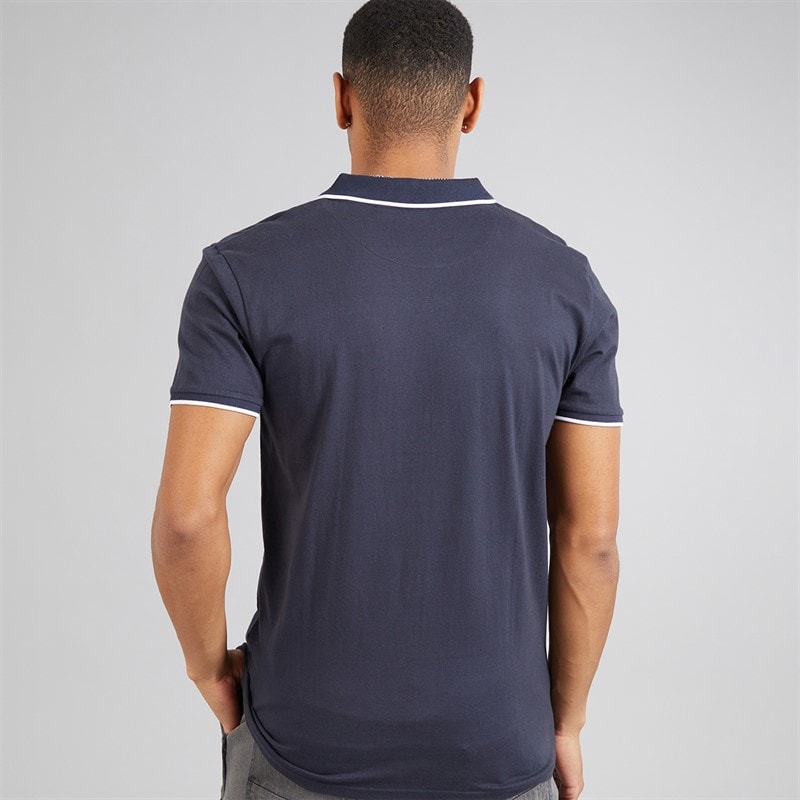 Mens Ferrat Polo Navy/Optic White - Image 2