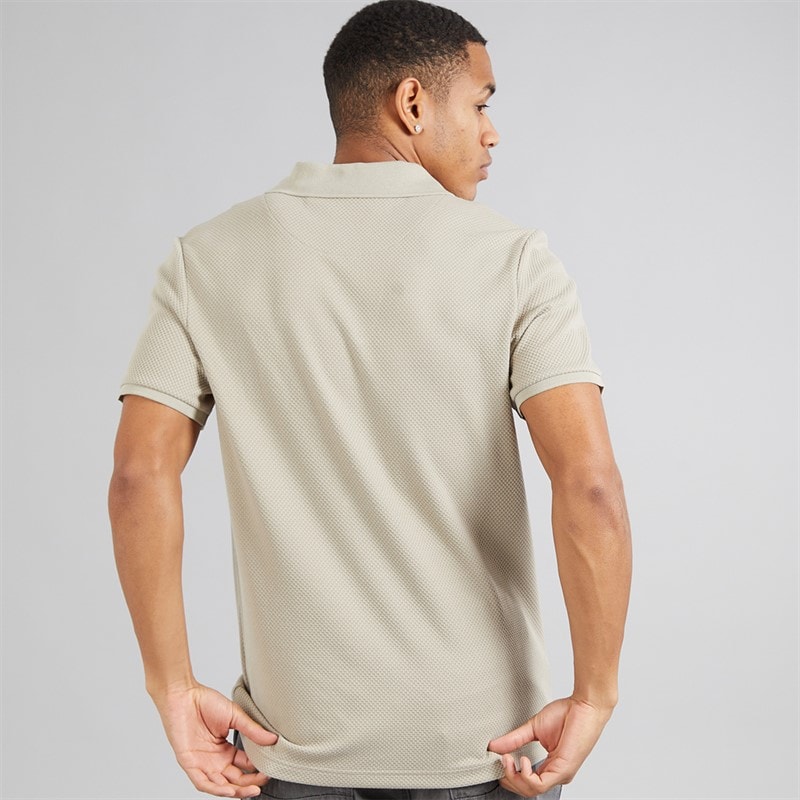 Mens Cadby Polo Shirt Light Sand - Image 2