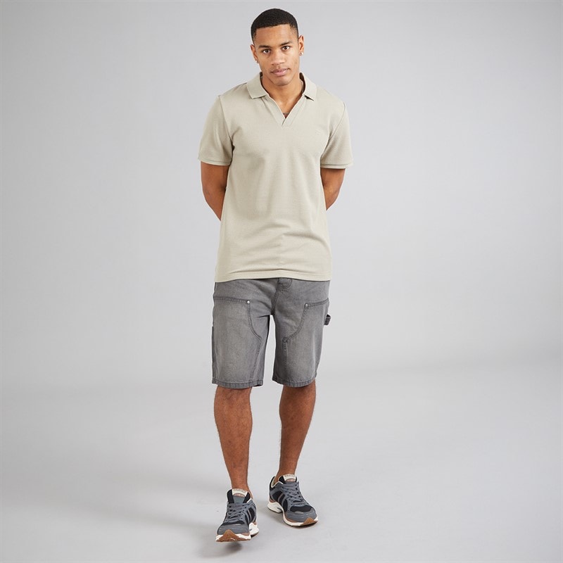 Mens Cadby Polo Shirt Light Sand - Image 4