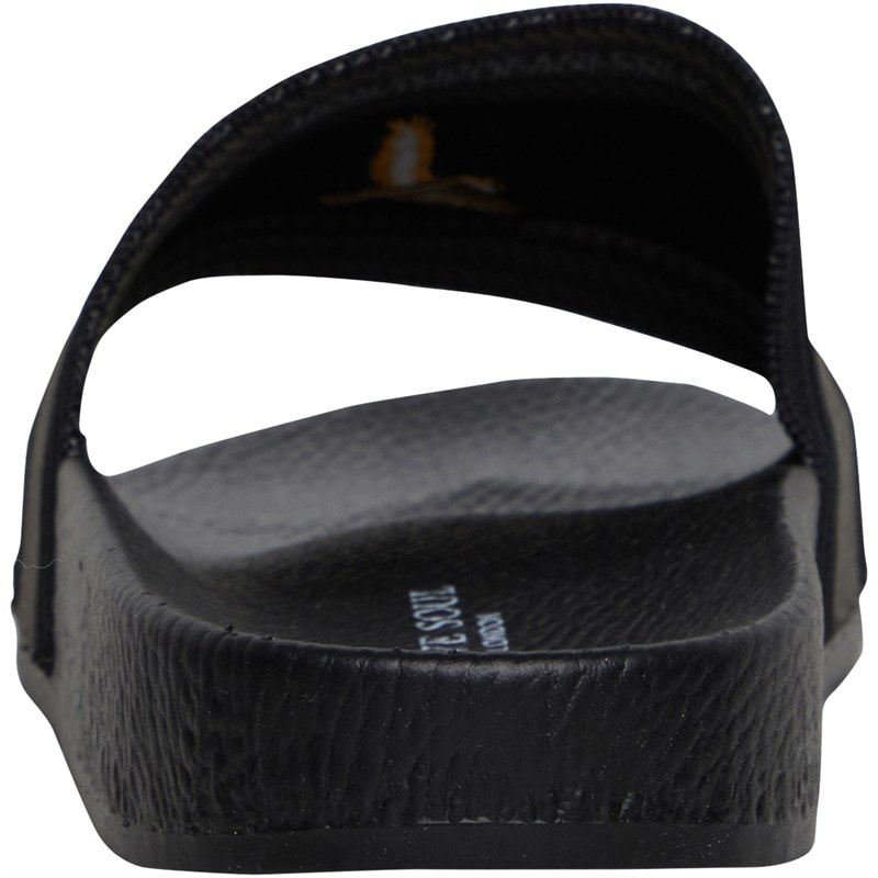 Mens Theo Eagle Slides Black/Grey - Image 4