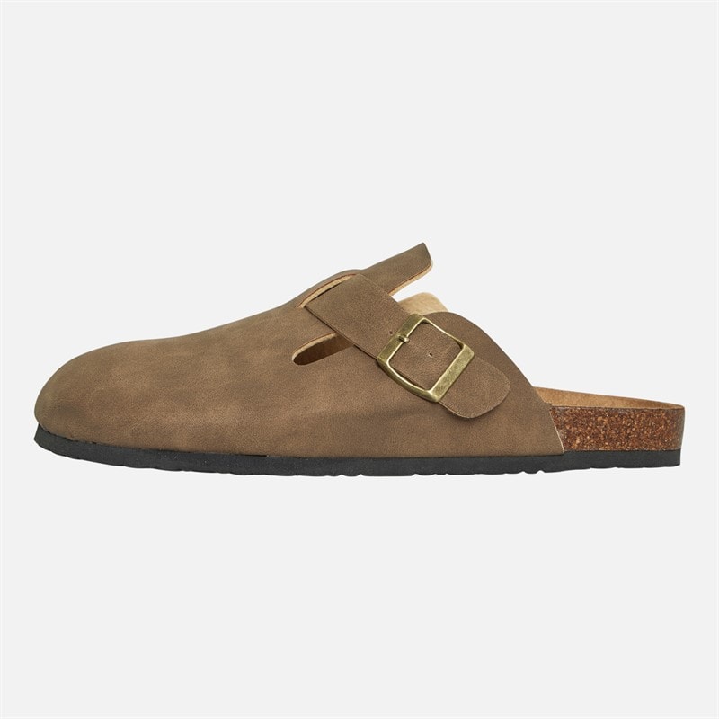 Mens Tivat Mule Sandals Brown - Image 2