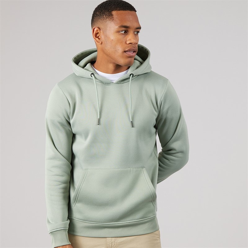 Brave Soul Mens Hugh Hoodie Emerald Green
