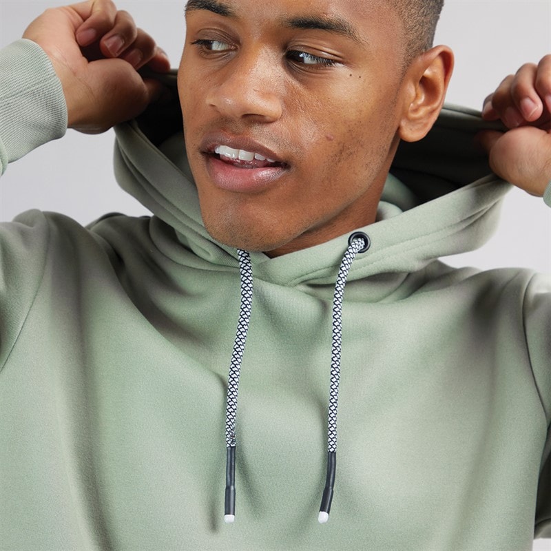 Mens Zoid Hoodie Minral Green - Image 3