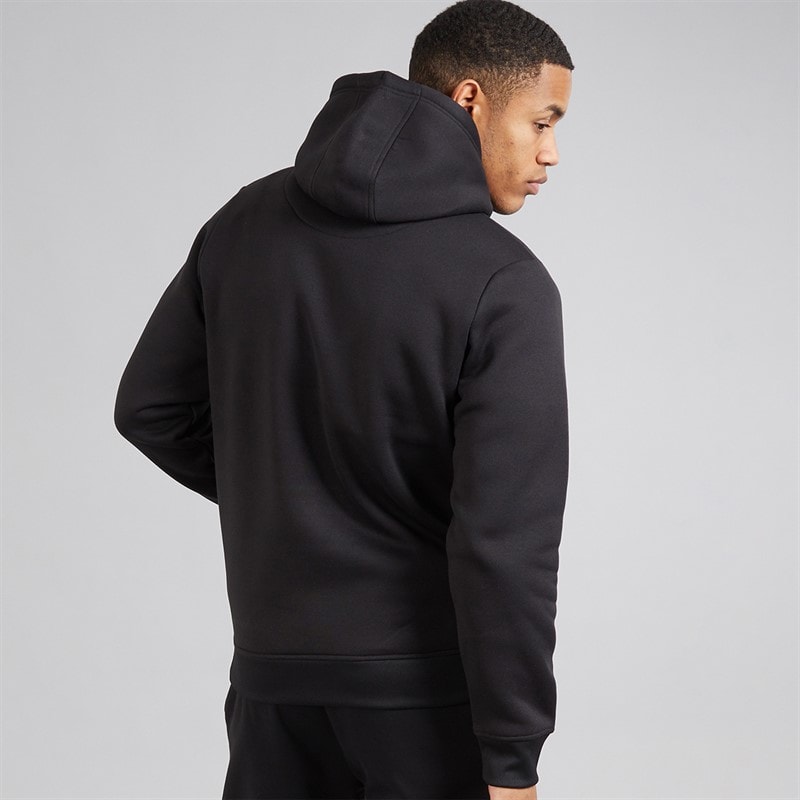 Mens Zoid Hoodie Jet Black - Image 2