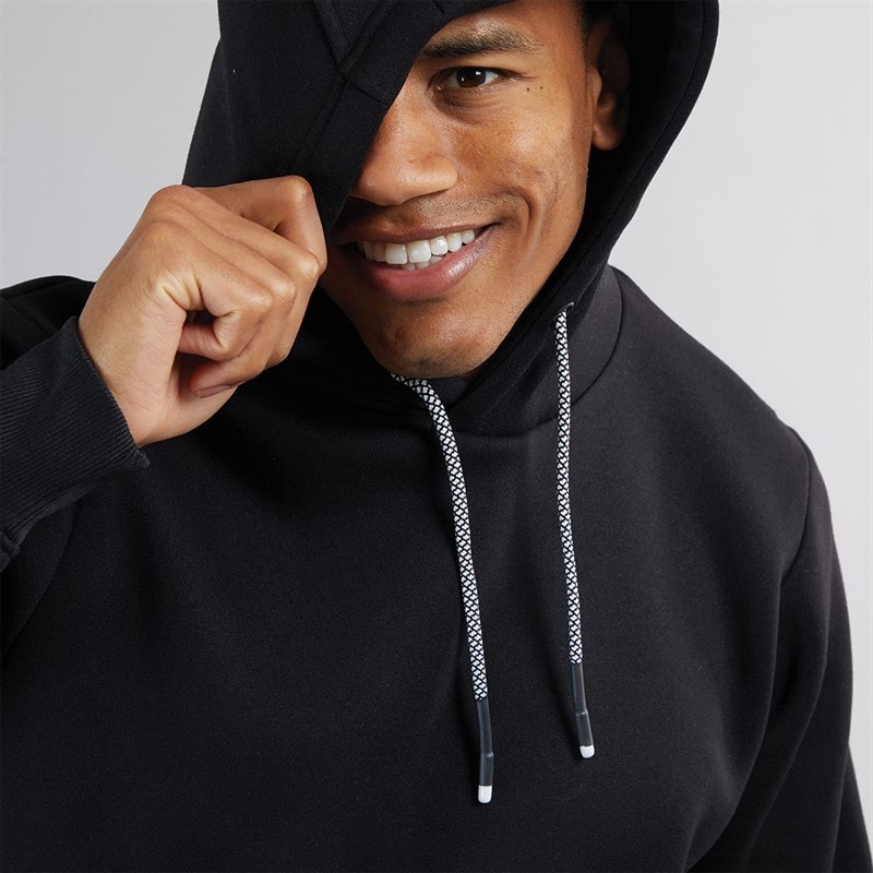 Mens Zoid Hoodie Jet Black - Image 3