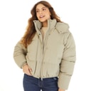Womens Bunny Short Puffer Jacket Sage