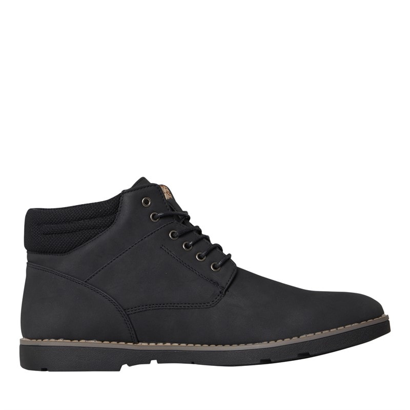 Mens Sawyer Boots Black - Image 5