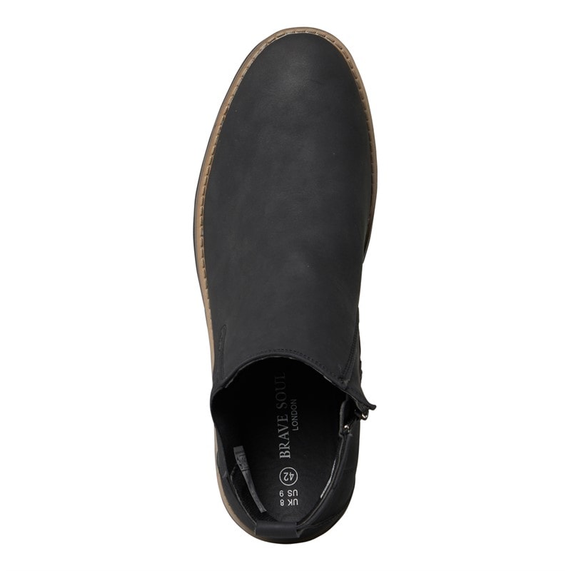 Mens Garret Chelsea Boots Black - Image 4