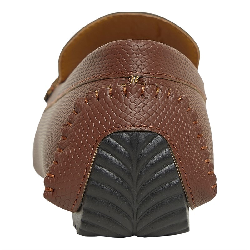 Mens Webster Loafers Dark Tan - Image 3