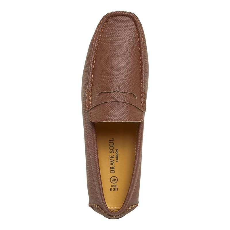 Mens Webster Loafers Dark Tan - Image 4