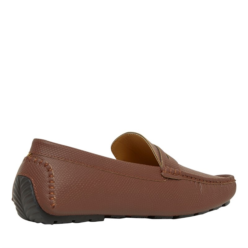 Mens Webster Loafers Dark Tan - Image 5