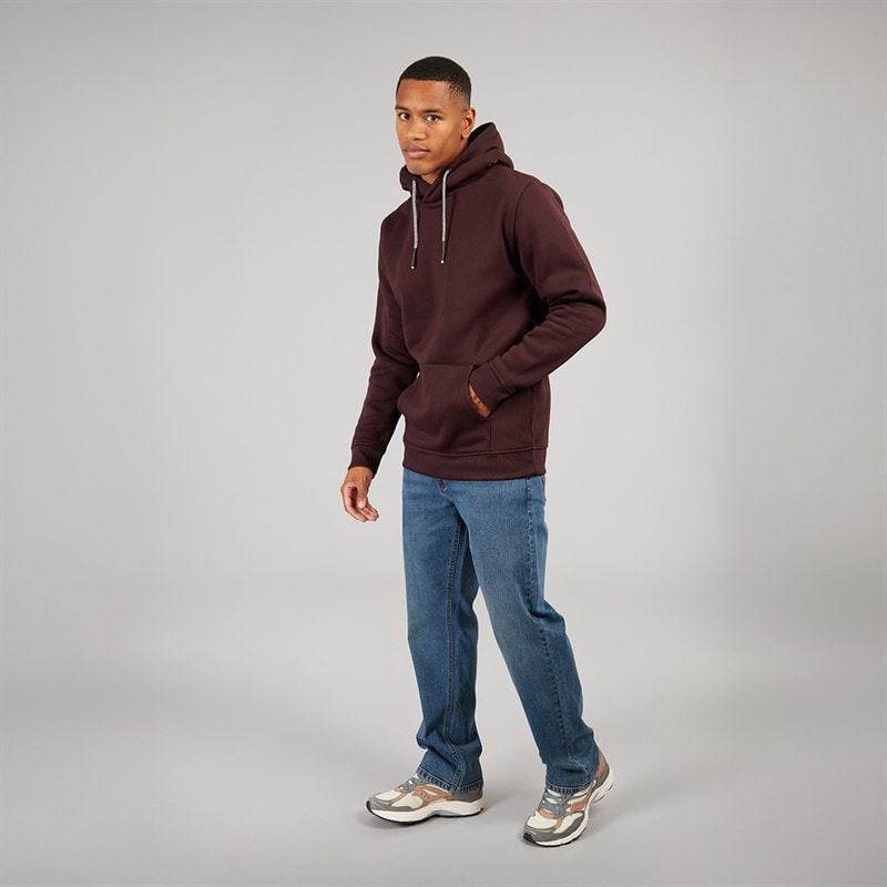Mens Zoid Hoodie Burgundy - Image 3