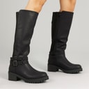 Womens Nora Knee High Boots Black