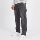 Mens Joiner Carpenter Loose Fit Jeans Grey Wash