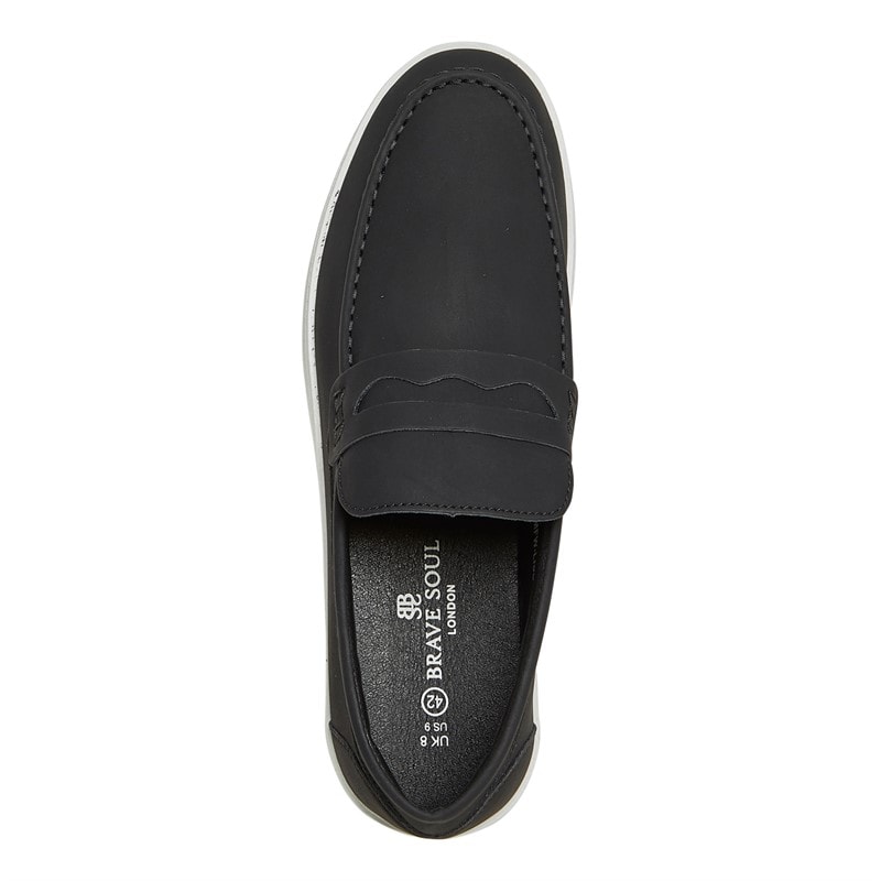 Mens Lisbon Loafers Black - Image 4