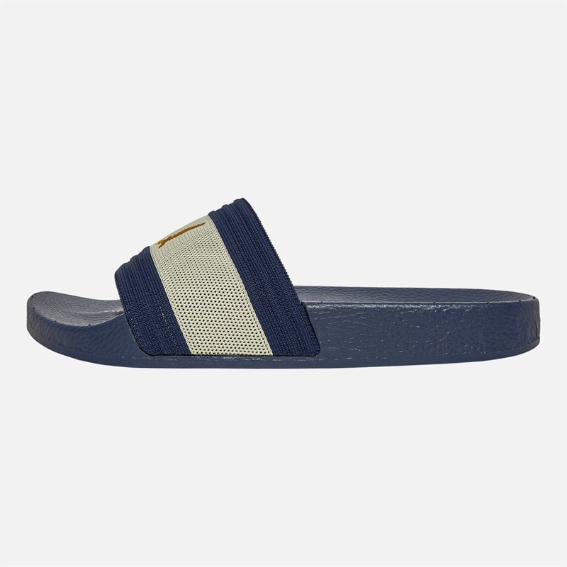 Mens Theo Eagle Slides Navy/Ecru - Image 2