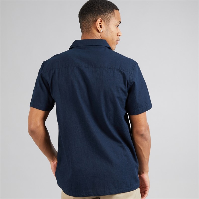 Mens Eubank Shirt Navy - Image 2