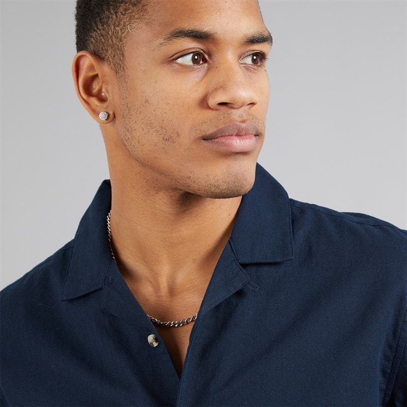 Mens Eubank Shirt Navy - Image 3