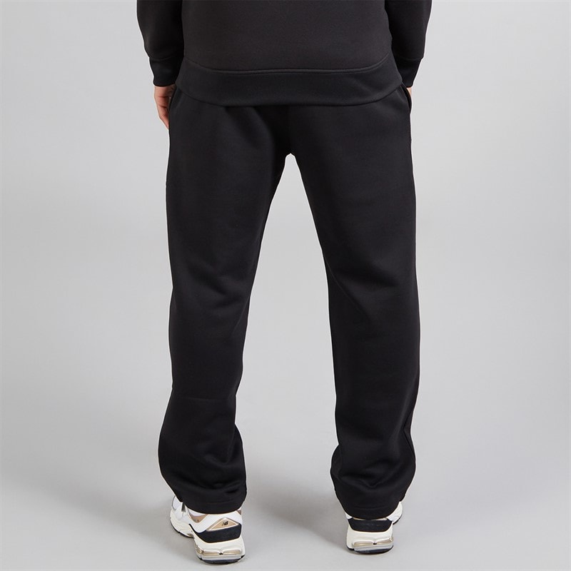 Mens Oversized Fit Cronus Joggers Jet Black - Image 2