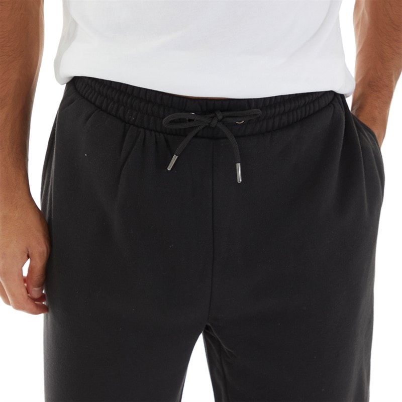 Mens Oversized Fit Cronus Joggers Jet Black - Image 3
