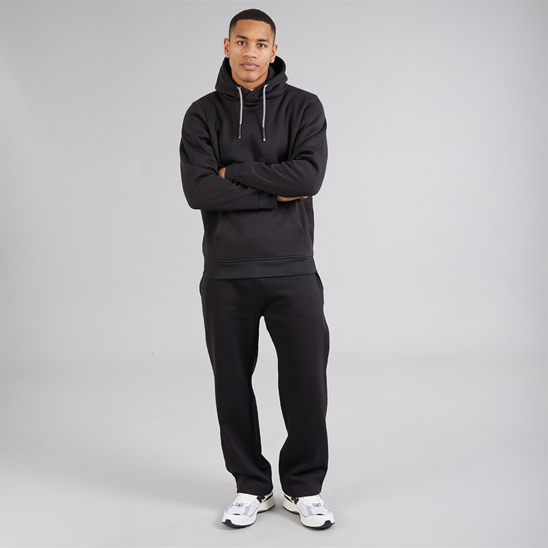 Mens Oversized Fit Cronus Joggers Jet Black - Image 4
