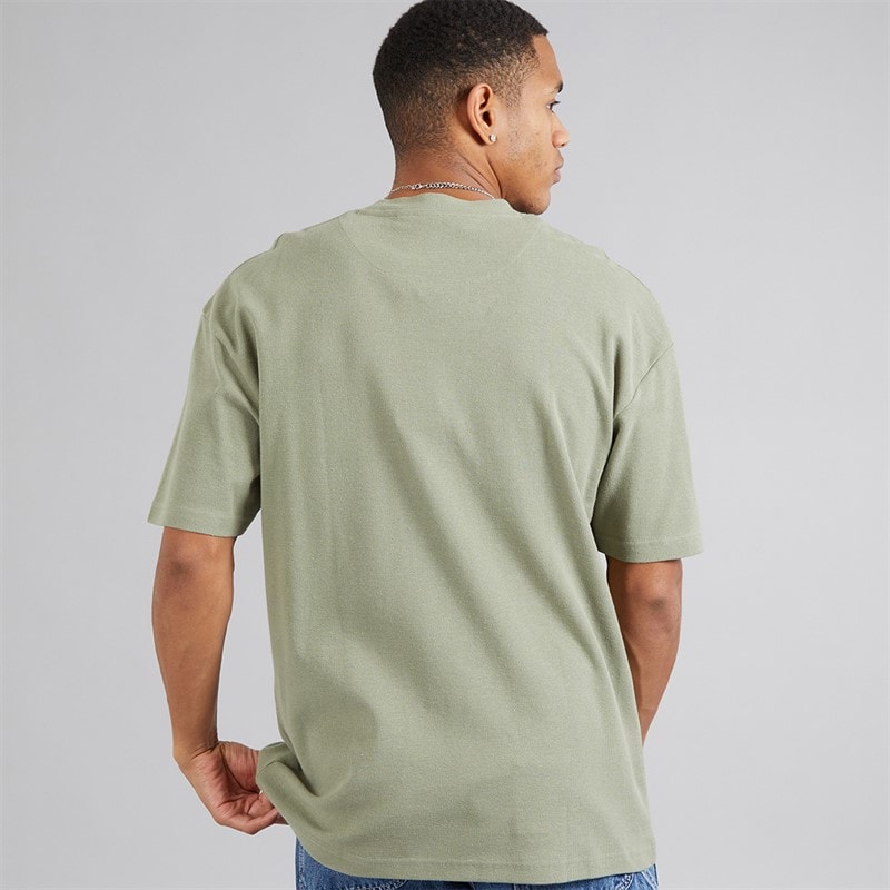 Mens Relaxed Fit Lao T-Shirt Washed Sage - Image 2