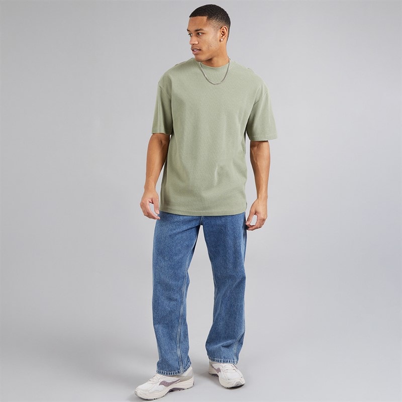 Mens Relaxed Fit Lao T-Shirt Washed Sage - Image 3