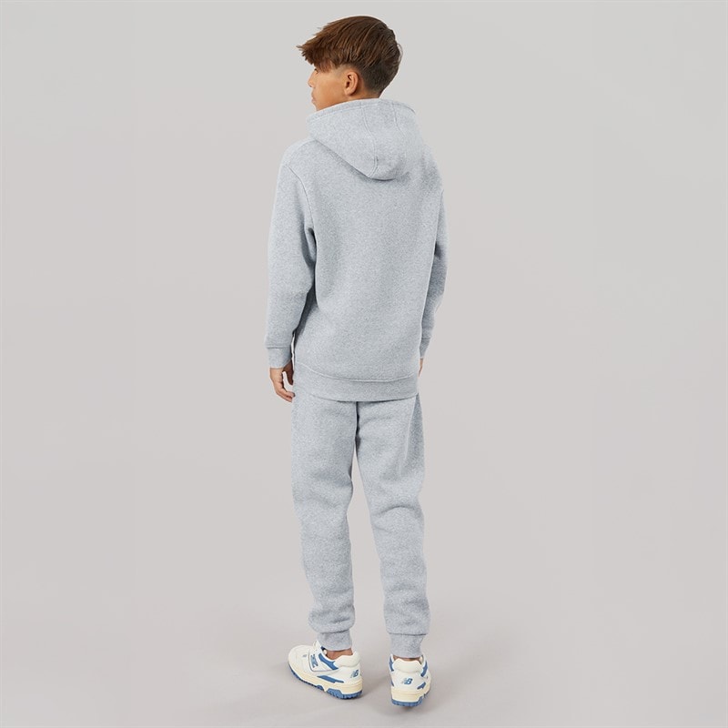 Boys Tracksuit Light Grey Marl - Image 2