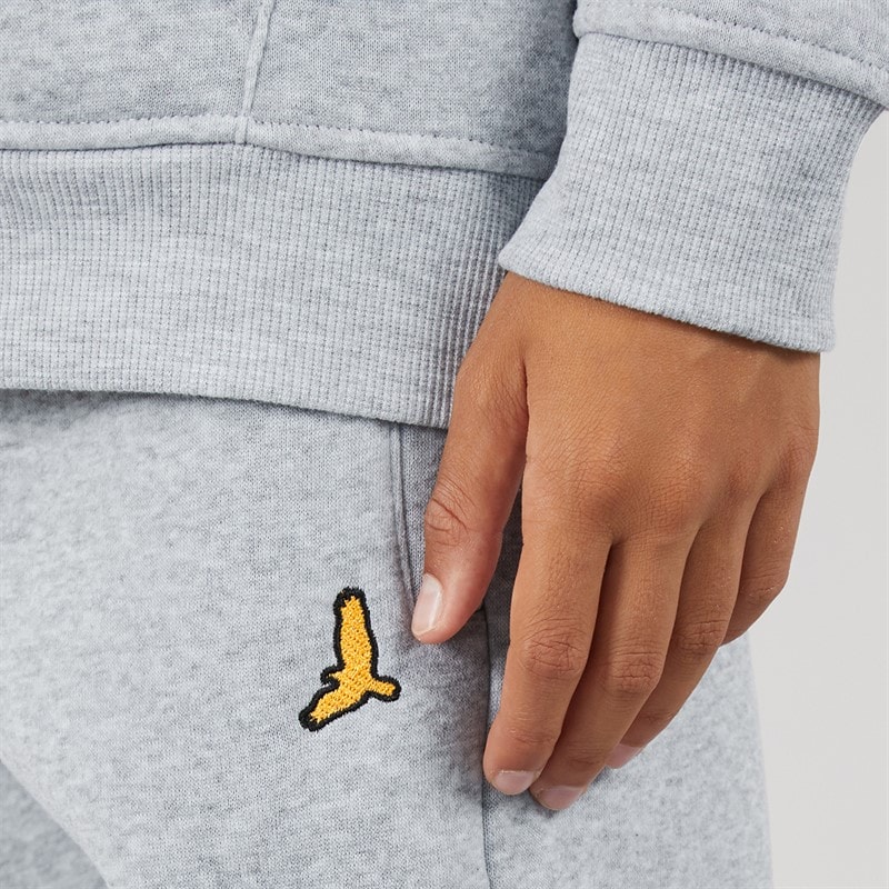 Boys Tracksuit Light Grey Marl - Image 5