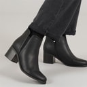 Womens Brae Soul Gail 2 Chunky Heel Ankle Boots Black