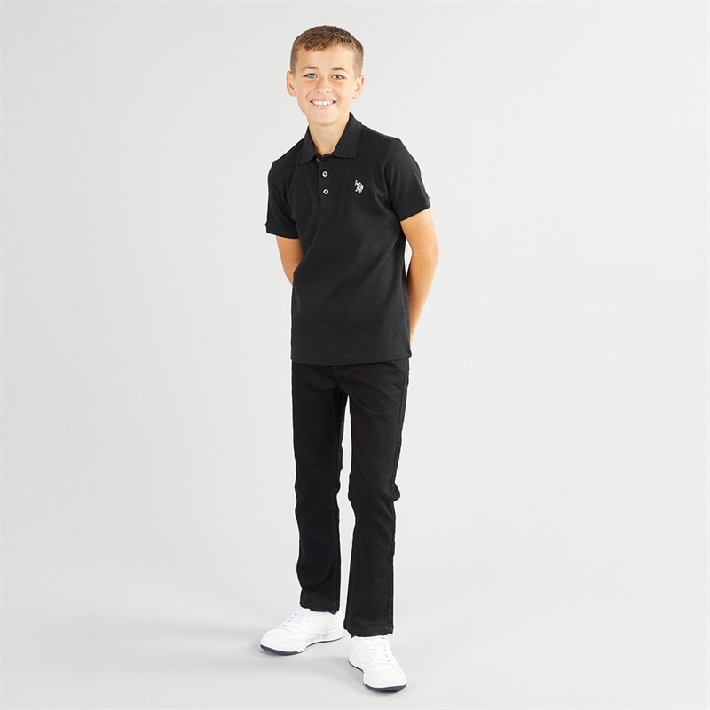 Boys Reg Fit Jeans Black - Image 3