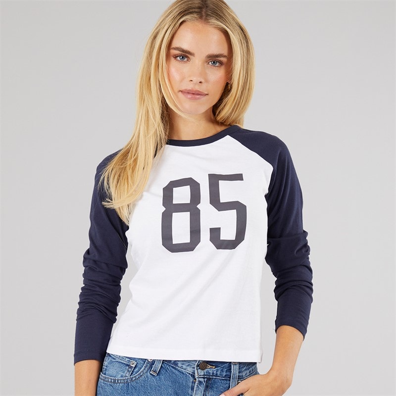 Brave Soul Womens Lisa Graphic T-Shirt White/Storm