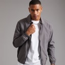 Mens Emilio Harrington Jacket Grey
