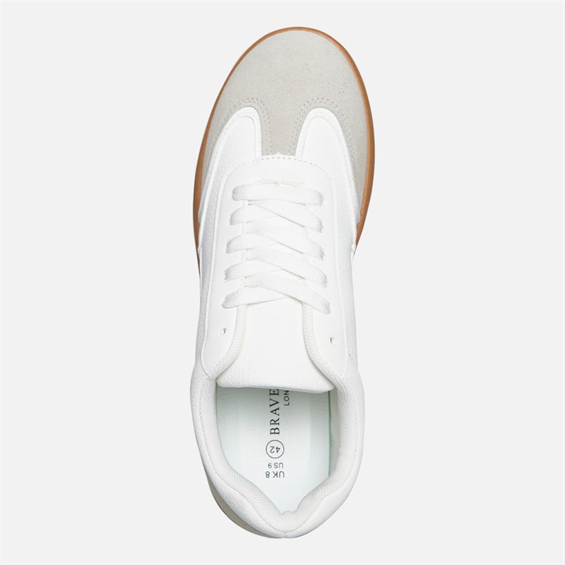 Mens Cisco Trainers White - Image 4