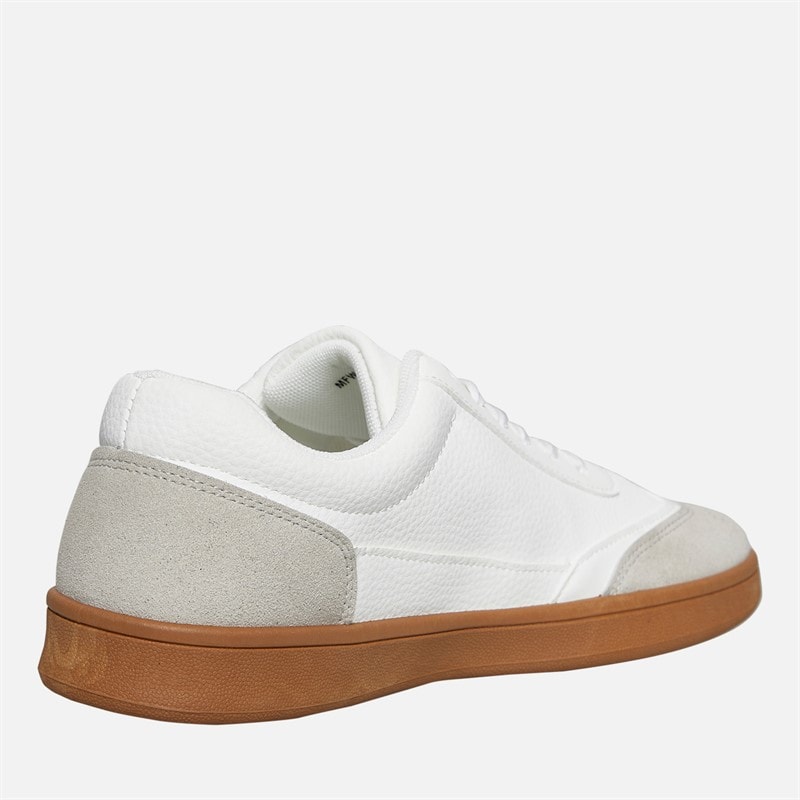 Mens Cisco Trainers White - Image 5
