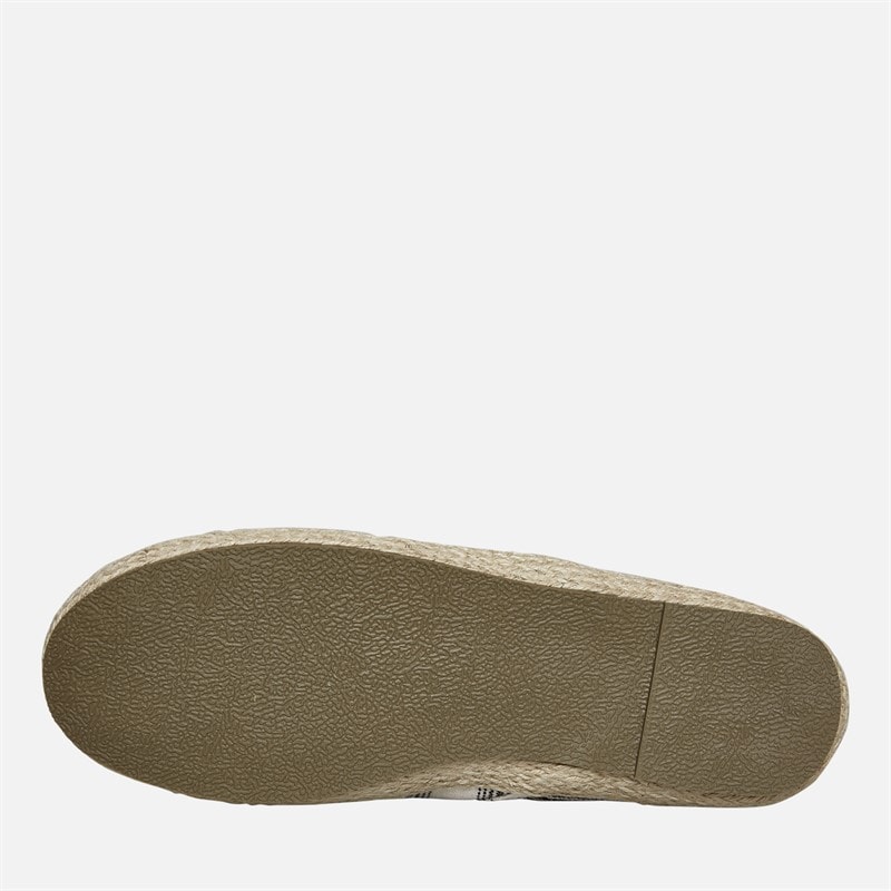 Brave Soul Mens Yacht Espadrilles Cream/Black - Image 2